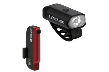Zestaw oświetlenia rowerowego LEZYNE Mini Drive LED 400XL